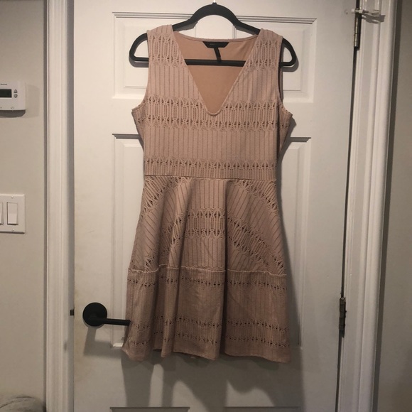 Blush A-line dress. Hourglass Figure alert! - Picture 1 of 3